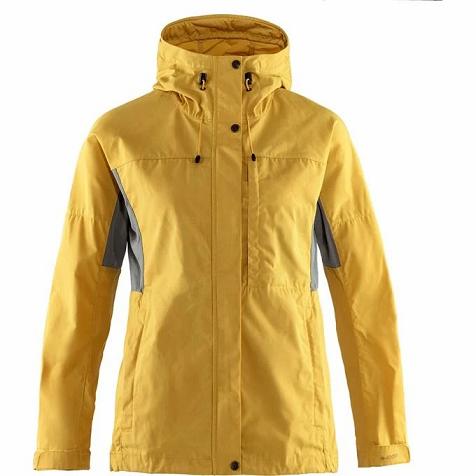 Fjallraven Women Kaipak Wind Jacket Yellow PH352429 Philippines